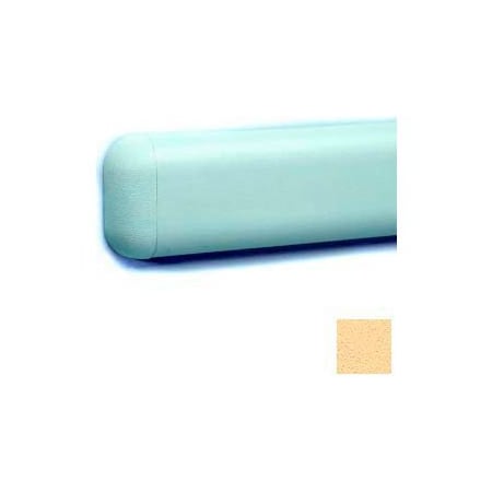 Pawling Wall Guard W/Rounded Top & Bottom Edges, Aluminum Retainer, 2-516"H x 12'L, Saffron WG-3-12-569